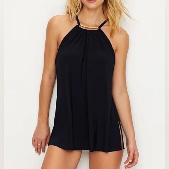 Magicsuit Other - Magicsuit Black Halter Swim Dress
